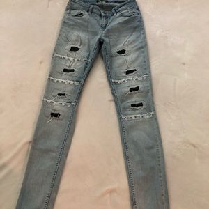 Light Denim Guess jeans size 5